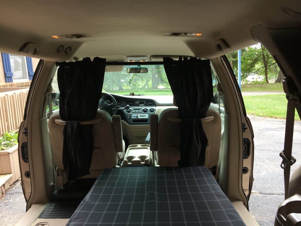 Honda Odyssey Interior Measurements Odyssey Camper